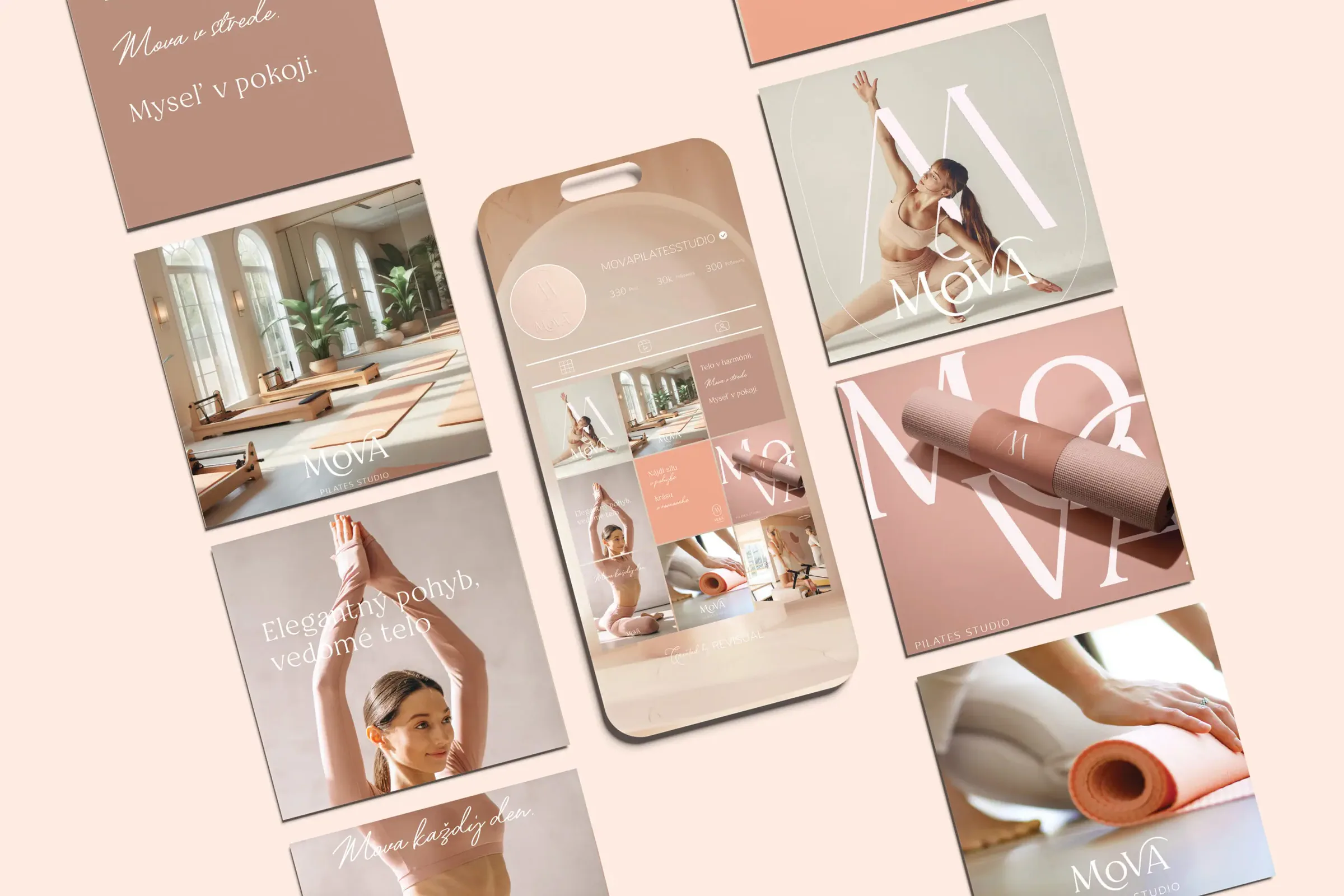 Instagram MOVA na mobilnom telefóne